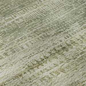HomeRoots 5' X 8' Sage and Beige Abstract Area Rug – Washable, UV-Protected, Non-Slip Backing for Easy Care 717370