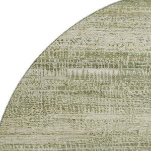 HomeRoots 8' X 10' Sage & Beige Abstract Area Rug - Washable, UV Protected, Stain Resistant for Modern Homes 717372