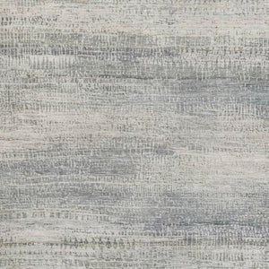 HomeRoots 5' X 8' Modern Abstract Linen & Gray Area Rug - Washable, Stain-Resistant, UV-Protected for Families 717376