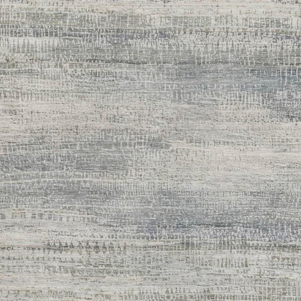 HomeRoots 9' X 12' Machine-Washable Linen & Gray Abstract Area Rug with UV Protection for Easy Daily Living 717379