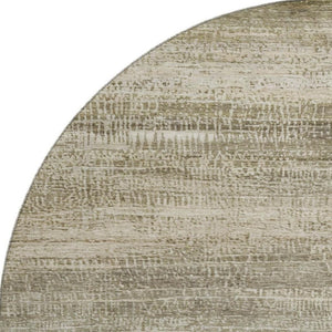 HomeRoots 8' X 10' Taupe and Beige Abstract Area Rug - Washable, UV Protected, Perfect for Modern Spaces! 717384