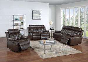 English Elm Modern Leatherette Manual Recliner with Pillow Arms Padded Headrest for Living Room B011P466587