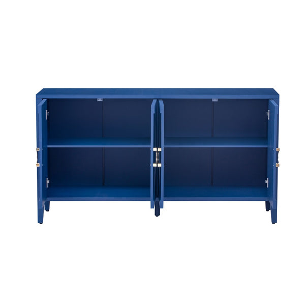 English Elm U_Style Elegant Fir Veneer Cabinet With Modern Textured Finish For Stylish Entryway & Living Room Storage N711P235226V-GIGA