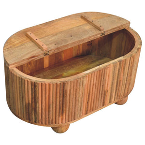 HomeRoots 47" Brown Solid Wood Coffee Table - Timeless Craftsmanship, Sturdy Design, Perfect for Any Space! 717412
