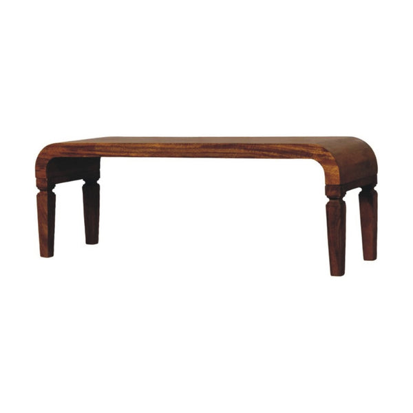 HomeRoots 33" Brown Solid Wood Coffee Table with Drawer - Timeless Design, Versatile Storage & Durable Craftsmanship 717413