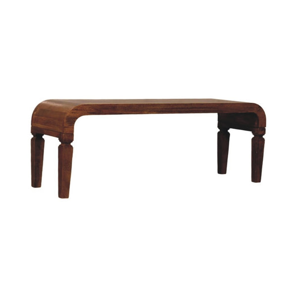HomeRoots 33" Brown Solid Wood Coffee Table with Drawer - Timeless Design, Versatile Storage & Durable Craftsmanship 717413