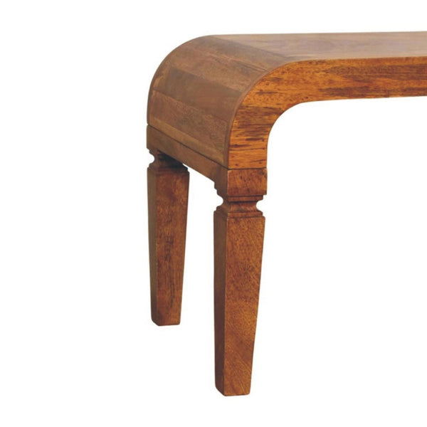 HomeRoots 33" Brown Solid Wood Coffee Table with Drawer - Timeless Design, Versatile Storage & Durable Craftsmanship 717413