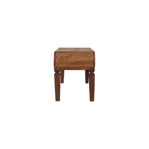 HomeRoots 33" Brown Solid Wood Coffee Table with Drawer - Timeless Design, Versatile Storage & Durable Craftsmanship 717413