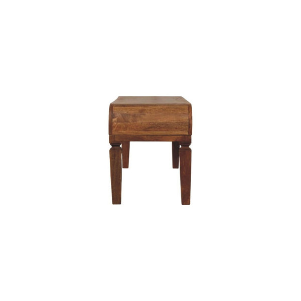 HomeRoots 33" Brown Solid Wood Coffee Table with Drawer - Timeless Design, Versatile Storage & Durable Craftsmanship 717413