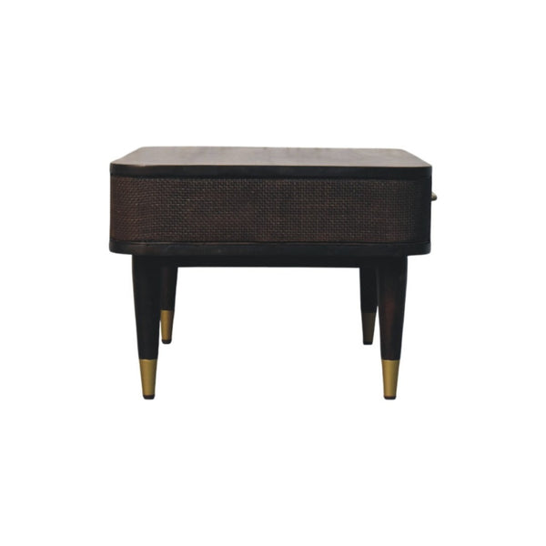 HomeRoots 34" Solid Wood Coffee Table with Drawer & Shelf - Elegant Brown Design for Stylish Storage Solutions 717414