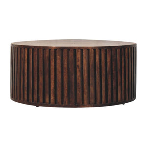 HomeRoots 33" Brown Solid Wood Coffee Table with Drawer – Stylish, Durable, and Perfect for Any Room Décor! 717416