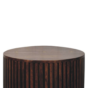 HomeRoots 33" Brown Solid Wood Coffee Table with Drawer – Stylish, Durable, and Perfect for Any Room Décor! 717416
