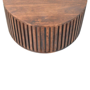 HomeRoots 33" Brown Solid Wood Coffee Table with Drawer – Stylish, Durable, and Perfect for Any Room Décor! 717416