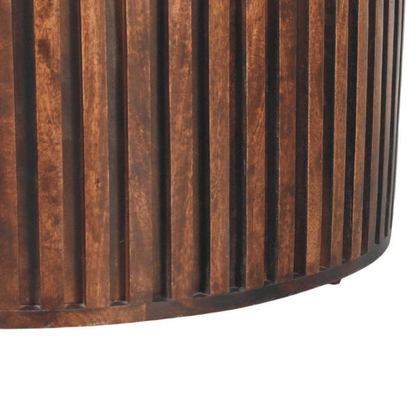 HomeRoots 33" Brown Solid Wood Coffee Table with Drawer – Stylish, Durable, and Perfect for Any Room Décor! 717416