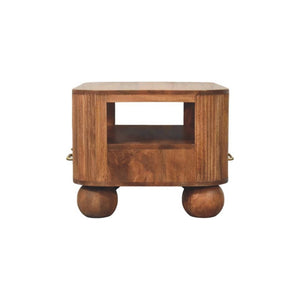 HomeRoots 32" Solid Wood Coffee Table with Drawer – Elegant Brown Finish, Versatile Storage for Any Space 717418