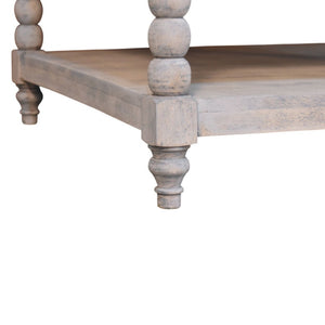 HomeRoots 43" Brown Solid Wood Coffee Table with Drawer - Elegant Design, Versatile Storage for Any Space 717420