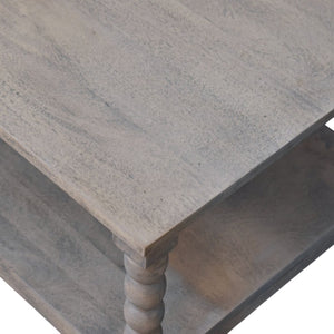 HomeRoots 30" Elegant Brown Solid Wood Coffee Table with Drawer – Timeless Design & Functional Storage Solution 717421