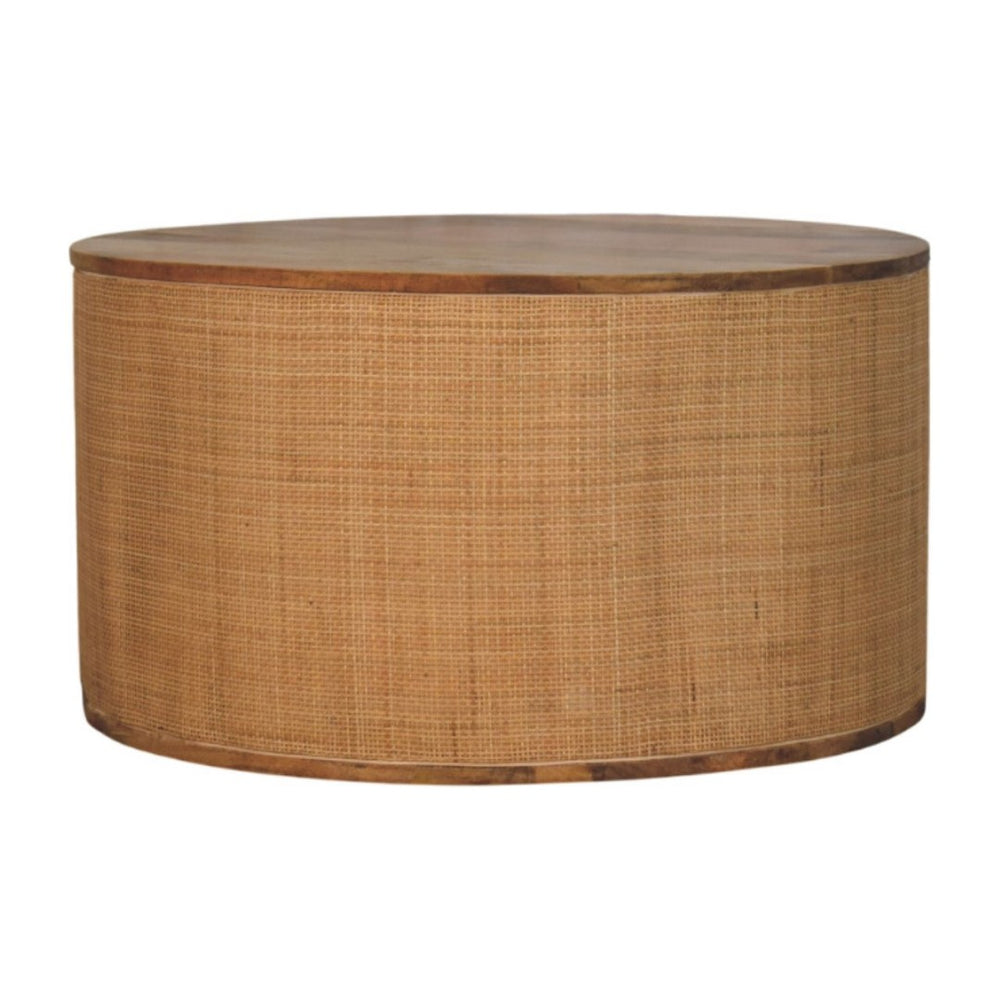 HomeRoots 32" Brown Solid Wood Coffee Table - Timeless Elegance, Durable Design, No Assembly Needed, Unique Style 717422