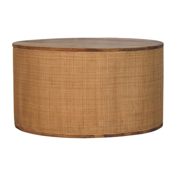 HomeRoots 32" Brown Solid Wood Coffee Table - Timeless Elegance, Durable Design, No Assembly Needed, Unique Style 717422