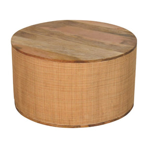HomeRoots 32" Brown Solid Wood Coffee Table - Timeless Elegance, Durable Design, No Assembly Needed, Unique Style 717422