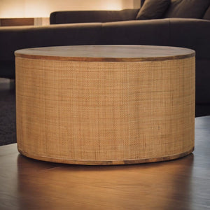 HomeRoots 32" Brown Solid Wood Coffee Table - Timeless Elegance, Durable Design, No Assembly Needed, Unique Style 717422