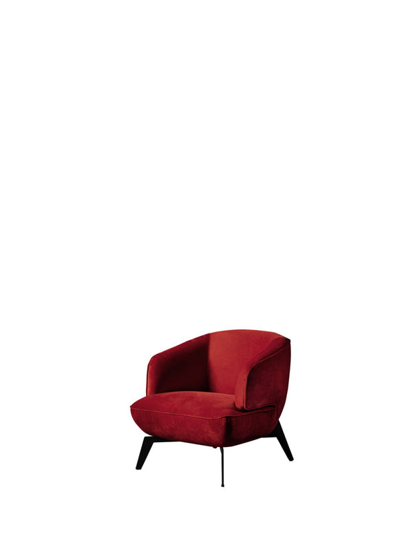 HomeRoots 39" Taupe Boucle Lounge Chair - Stylish Mid-Century Comfort with Modern Textured Upholstery & Support 717427