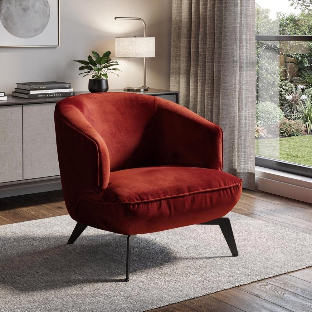 HomeRoots 39" Taupe Boucle Lounge Chair - Stylish Mid-Century Comfort with Modern Textured Upholstery & Support 717427