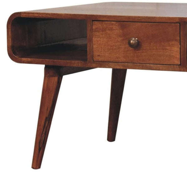 HomeRoots 35" Brown Linen Upholstered Storage Bench with Solid Wood Frame and Integrated Cabinet for Style 717466