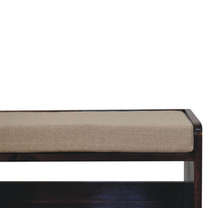 HomeRoots 35" Brown Genuine Leather Storage Bench with Solid Wood Frame, Stylish Upholstered Seating Solution 717480