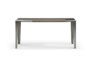 HomeRoots 71" Elegant Beige Genuine Marble Oval Console Table with Sturdy Stone Base for Modern Interiors 717491