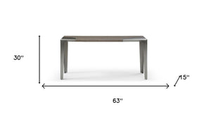 HomeRoots 71" Elegant Beige Genuine Marble Oval Console Table with Sturdy Stone Base for Modern Interiors 717491