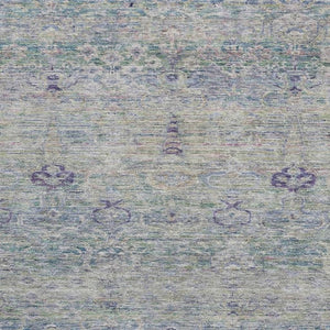 HomeRoots 9' X 12' Plum & Lavender Modern Abstract Area Rug | Washable, UV-Protected & Stain-Resistant Design 717517