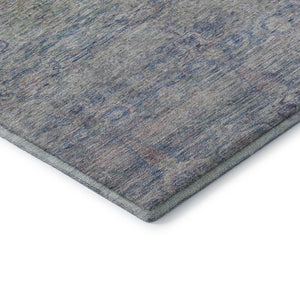HomeRoots 9' X 12' Plum & Lavender Modern Abstract Area Rug | Washable, UV-Protected & Stain-Resistant Design 717517