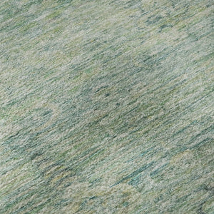HomeRoots 5' X 8' Teal And Aqua Abstract Washable Area Rug - UV Protected, Durable, Easy-Care for Busy Homes 717520