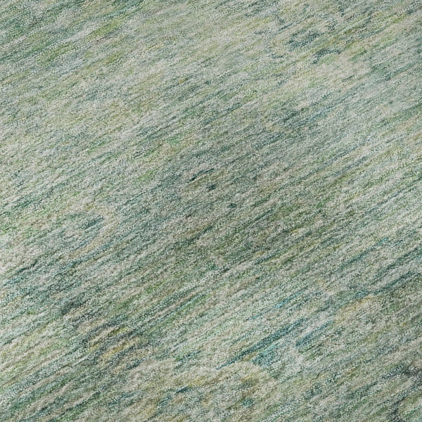 HomeRoots 5' X 8' Teal And Aqua Abstract Washable Area Rug - UV Protected, Durable, Easy-Care for Busy Homes 717520