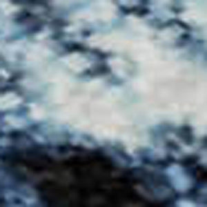 HomeRoots 9' X 12' Stylish Blue & Ivory Abstract Washable Area Rug with UV Protection for Active Homes 717541