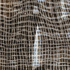 HomeRoots 5' X 8' Chocolate & Beige Abstract Area Rug - Washable, UV-Protected, Perfect for Kids & Pets! 717544