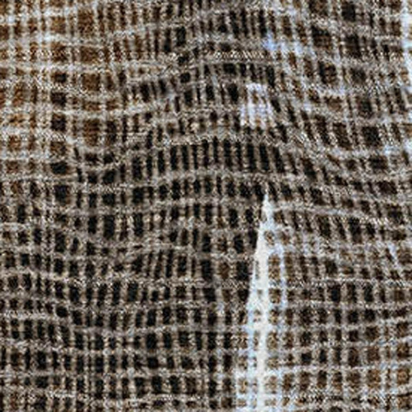 HomeRoots 9' X 12' Chocolate and Beige Abstract Area Rug - Washable, UV Protected, Stain Resistant, Durable Design 717547