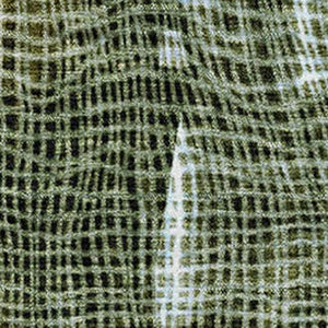 HomeRoots 9' X 12' Abstract Fern Green and Blue Area Rug – Washable, Stain Resistant, UV Protected for Homes 717553