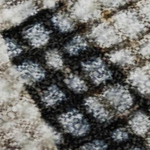 HomeRoots 5' X 8' Washable Linen and Beige Abstract Area Rug with UV Protection for High-Traffic Homes 717556
