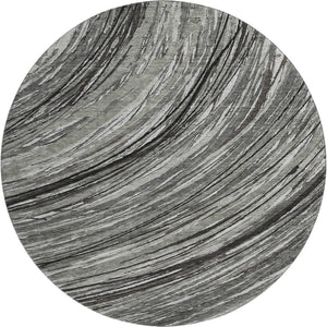 HomeRoots 8' X 10' Stylish Taupe & Gray Abstract Area Rug - Washable, UV Protected, Pet-Friendly Design 717636
