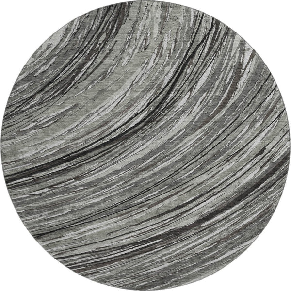 HomeRoots 8' X 10' Stylish Taupe & Gray Abstract Area Rug - Washable, UV Protected, Pet-Friendly Design 717636