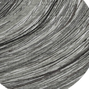 HomeRoots 8' X 10' Stylish Taupe & Gray Abstract Area Rug - Washable, UV Protected, Pet-Friendly Design 717636