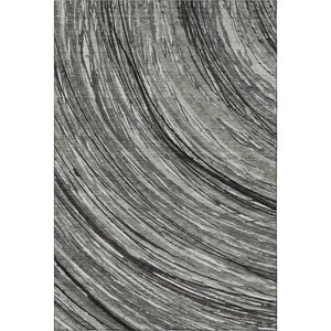 HomeRoots 9' X 12' Abstract Taupe and Gray Area Rug - Washable, UV Protected, Soft, Durable for High-Traffic Areas 717637