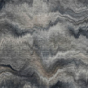 HomeRoots 5' X 8' Gray and Silver Abstract Area Rug – Washable, Stain Resistant, UV Protected for Modern Homes 717640