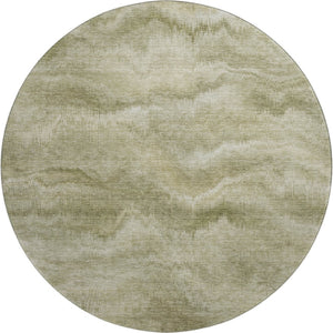 HomeRoots 8' X 10' Sage And Beige Abstract Washable Area Rug - Durable, Stain Resistant with UV Protection! 717648