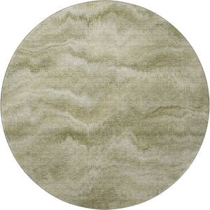 HomeRoots 8' X 10' Sage And Beige Abstract Washable Area Rug - Durable, Stain Resistant with UV Protection! 717648