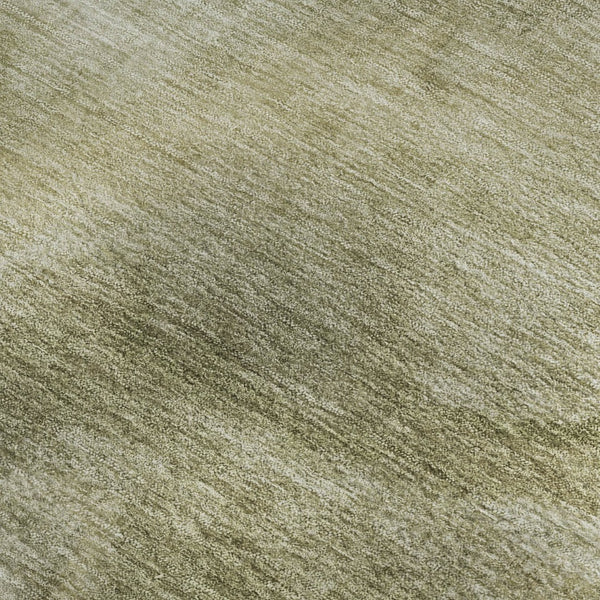 HomeRoots 9' X 12' Sage and Beige Abstract Washable Area Rug - Durable, UV-Protected, Kid & Pet Friendly! 717649