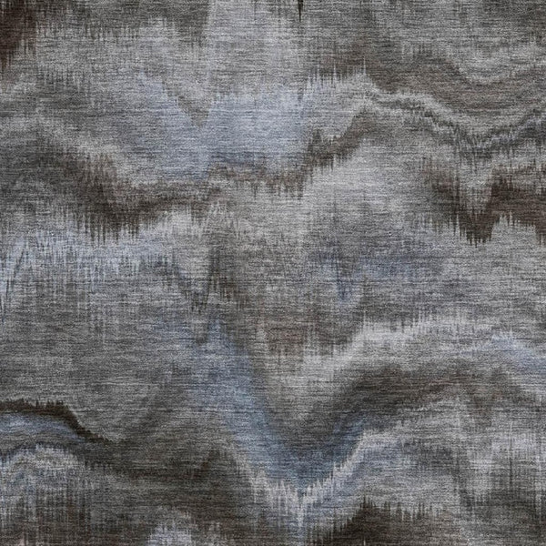 HomeRoots 5' X 8' Contemporary Taupe and Gray Abstract Area Rug - Washable, Stain-Resistant, UV Protected! 717658