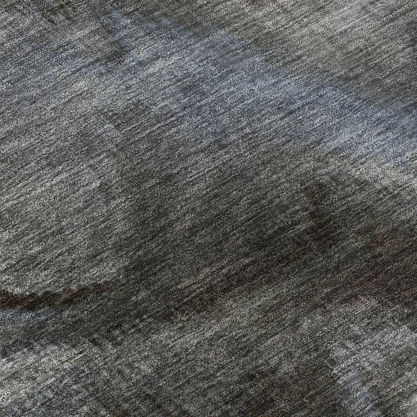 HomeRoots 8' Taupe and Gray Abstract Washable Round Rug - Durable, UV Protected, Easy-Care for Busy Homes! 717659